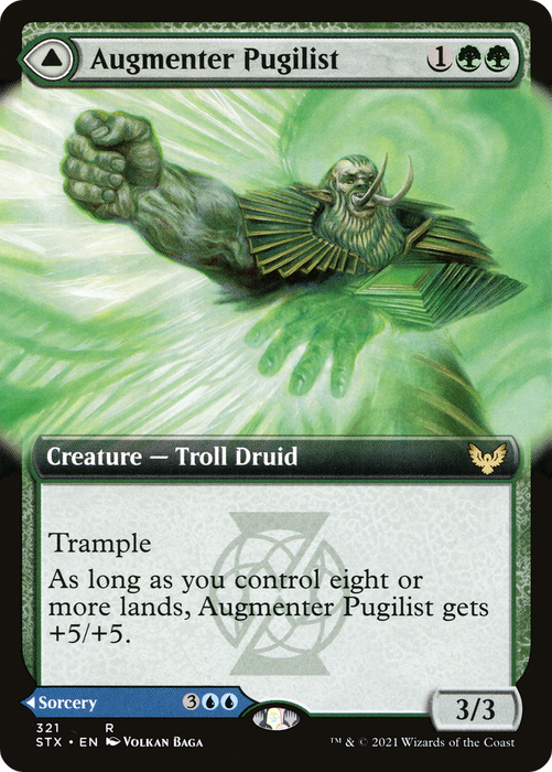 Augmenter Pugilist // Echoing Equation (STX-321) - rare: (Extended Art) - Foil