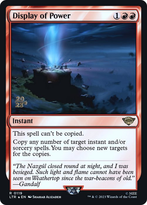 Display of Power (PRE-119S) - rare - Foil