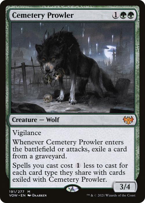 Cemetery Prowler (VOW-191) - mythic - Foil