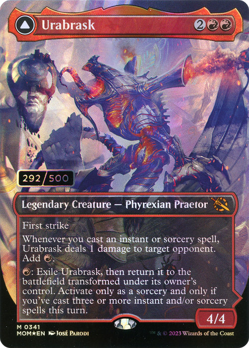 Urabrask // The Great Work (MOM-341) - mythic (Borderless) - Foil