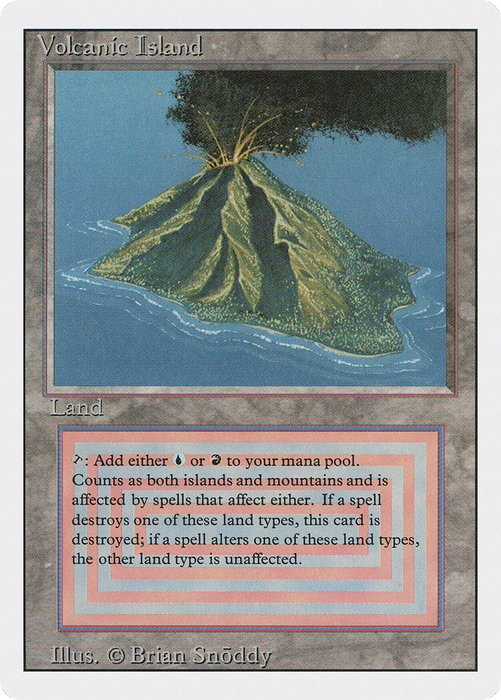 Volcanic Island (3ED-291) - rare
