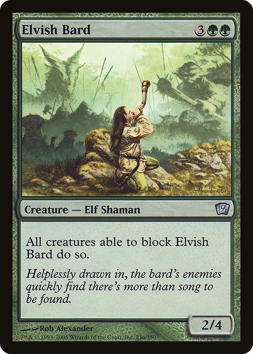 Elvish Bard (9ED-236★) - uncommon - Foil