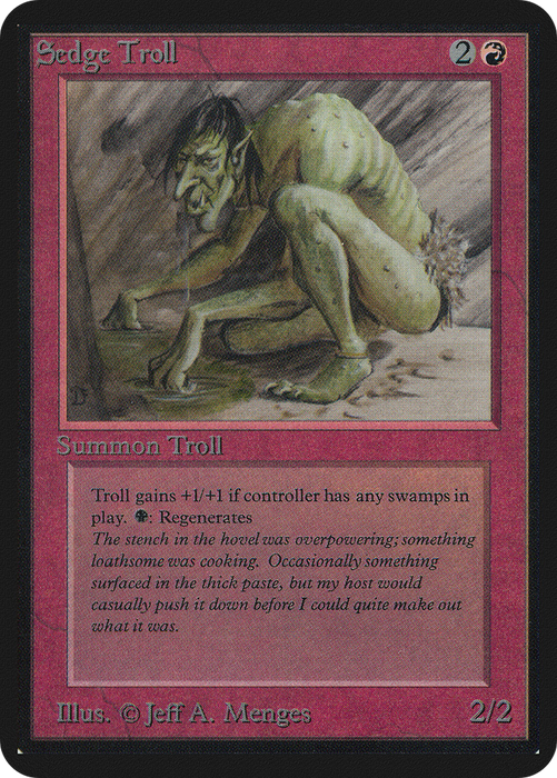 Sedge Troll (LEA-172) - rare