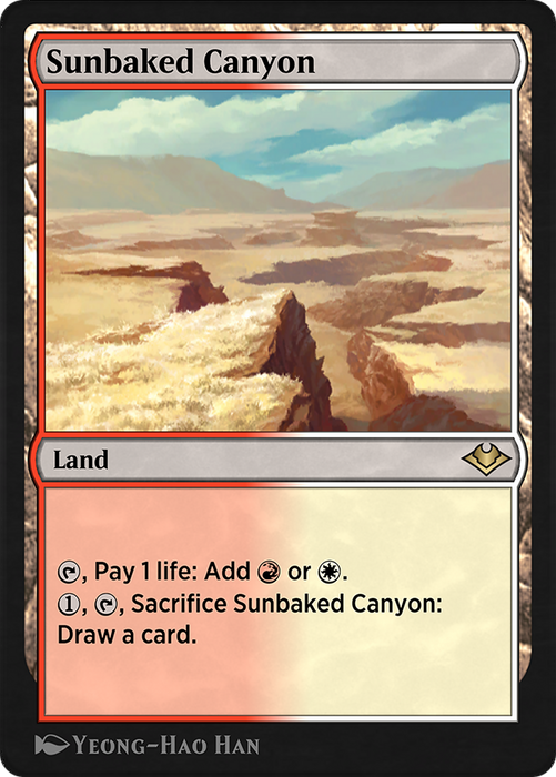 Sunbaked Canyon (HA7-022) - rare