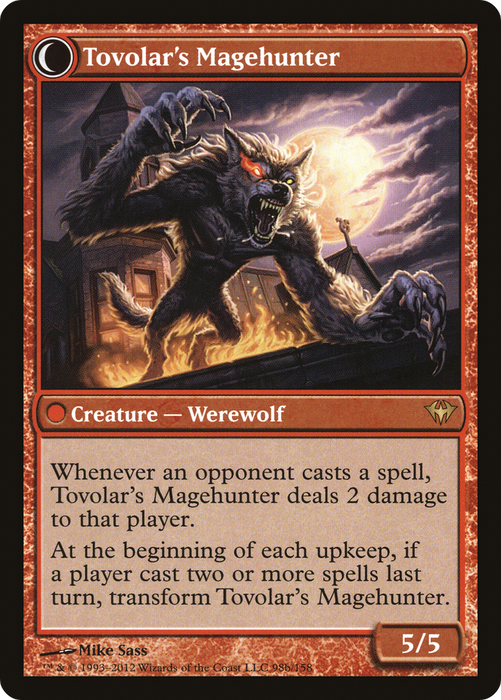 Mondronen Shaman // Tovolar's Magehunter (DKA-098) - rare: (Double Faced Transform) - Foil