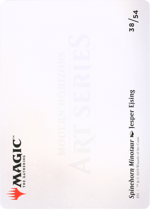 Spinehorn Minotaur // Spinehorn Minotaur (AMH1-038) - common (Borderless)