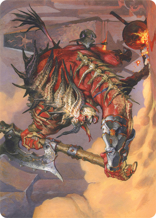 Spinehorn Minotaur // Spinehorn Minotaur (AMH1-038) - common (Borderless)