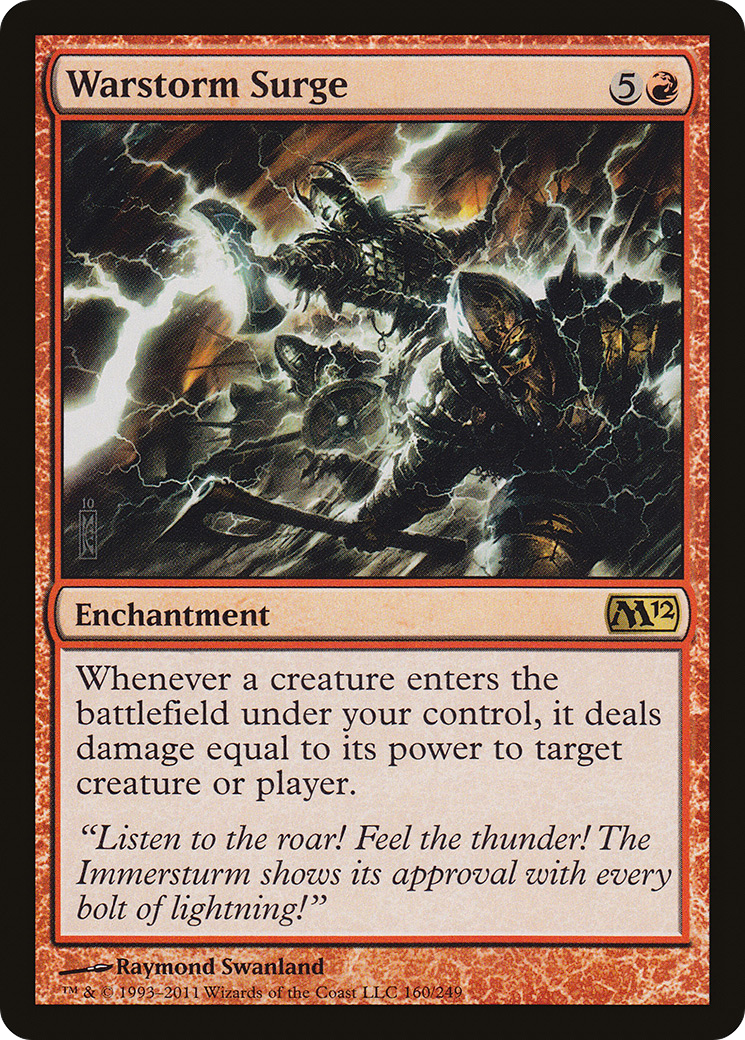 Warstorm Surge (M12-160) - rare - Foil