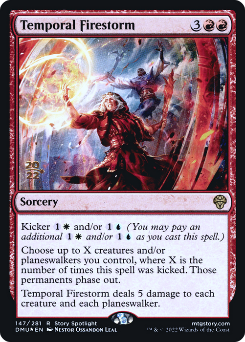 Temporal Firestorm (PRE-147S) - rare - Foil