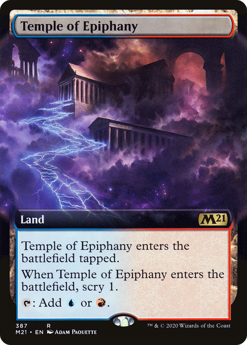 Temple of Epiphany (M21-387) - rare: (Extended Art)