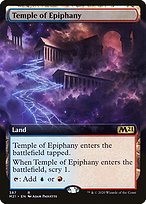 Temple of Epiphany (M21-387) - rare: (Extended Art) - Foil