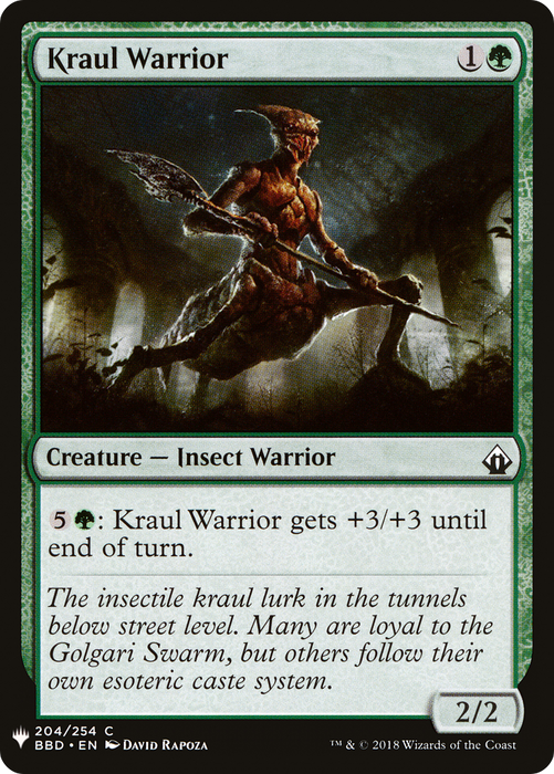 Kraul Warrior (LIST-BBD-204) - common