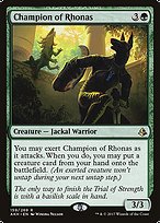 Champion of Rhonas (AKH-159) - rare - Foil