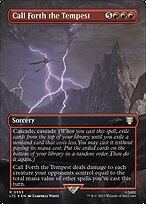 Call Forth the Tempest (LTC-553) - rare (Borderless) - Foil