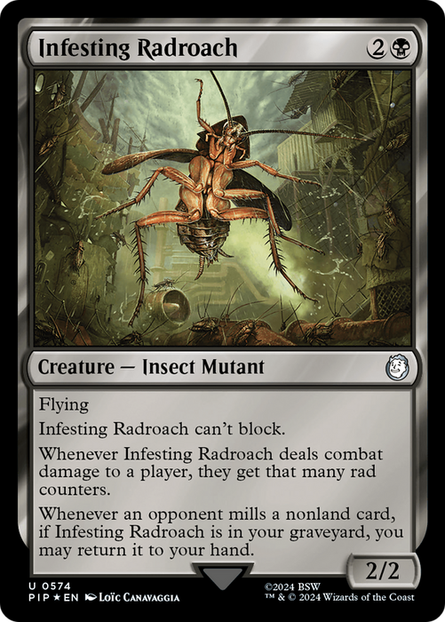 Infesting Radroach (PIP-574) - uncommon - Foil