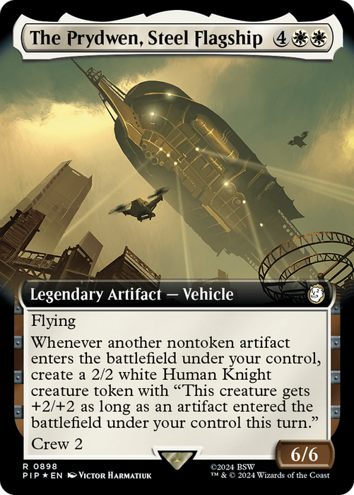 The Prydwen, Steel Flagship (PIP-898) - rare: (Extended Art) - Foil