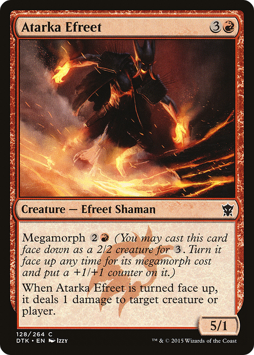 Atarka Efreet (DTK-128) - common - Foil
