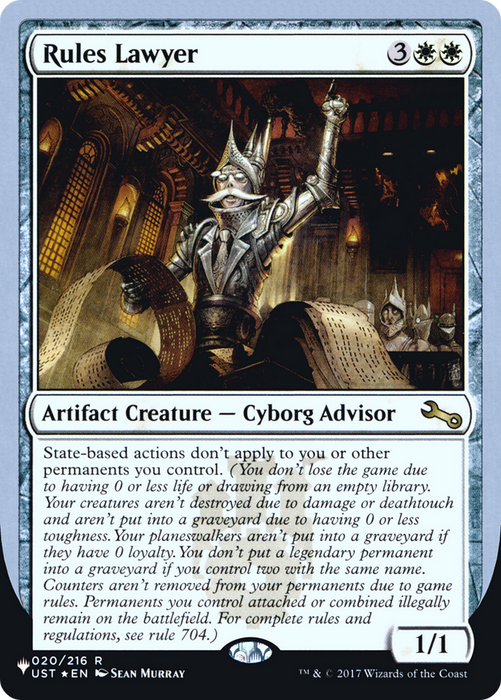 Rules Lawyer (LIST-007) - rare - Foil