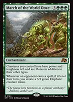 March of the World Ooze (DFT-169) - mythic: (enchantment)