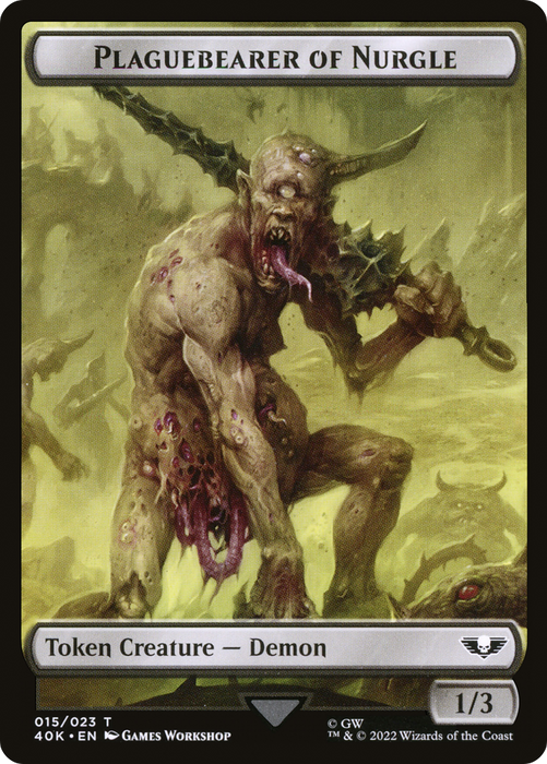 Plaguebearer of Nurgle (T40K-015) - common