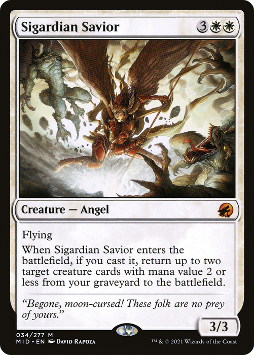 Sigardian Savior (MID-034) - mythic - Foil