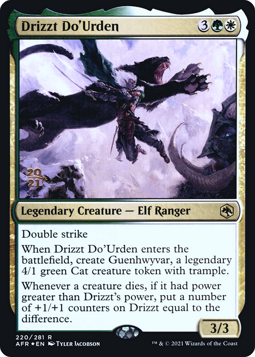 Drizzt Do'Urden (PRE-220S) - rare - Foil