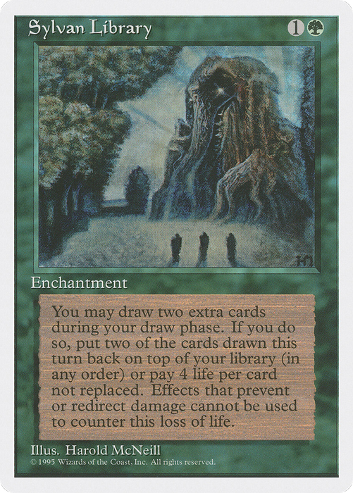 Sylvan Library (4ED-273) - rare