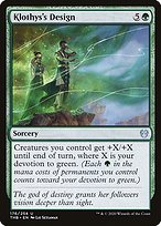 Klothys's Design (THB-176) - uncommon