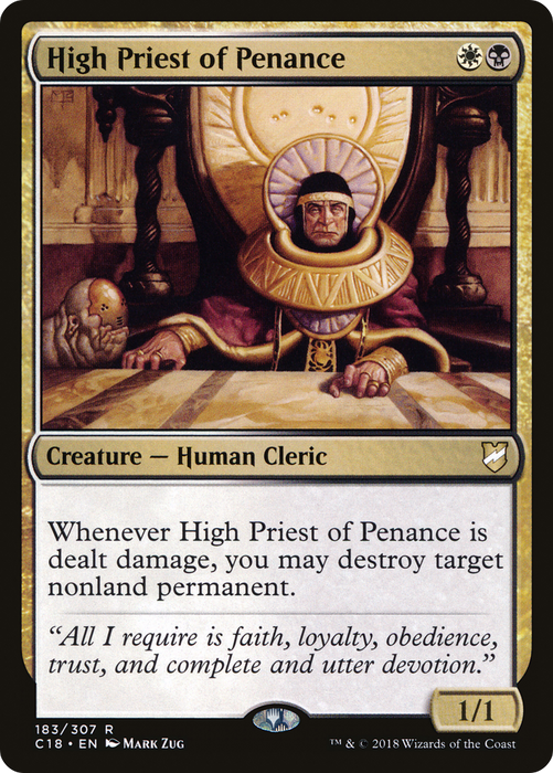 High Priest of Penance (C18-183) - rare