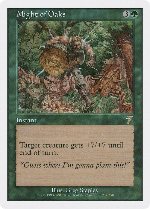 Might of Oaks (7ED-257) - rare