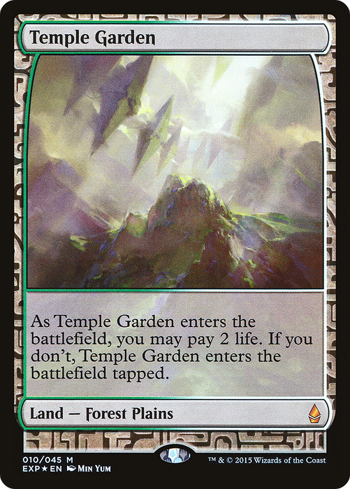 Temple Garden (EXP-010) - mythic - Foil