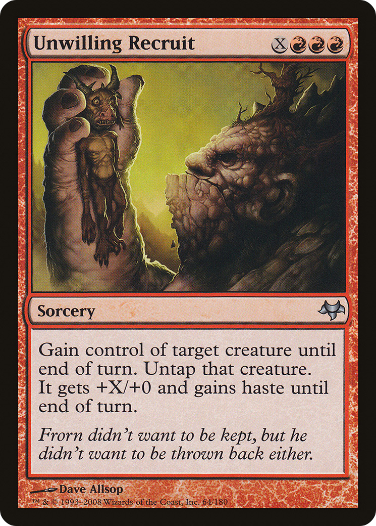 Unwilling Recruit (EVE-064) - uncommon - Foil