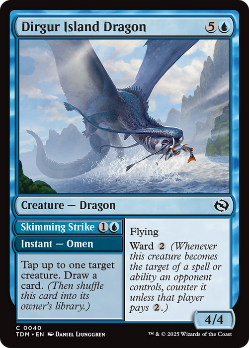 Dirgur Island Dragon // Skimming Strike (TDM-040) - common - Foil