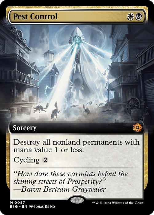Pest Control (BIG-087) - mythic: (Extended Art) - Foil