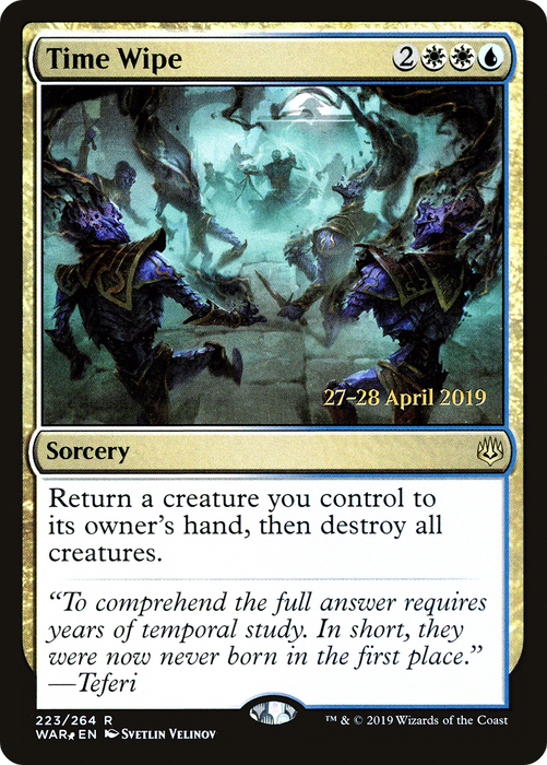 Time Wipe (PRE-223S) - rare - Foil