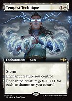 Tempest Technique (TDC-056) - rare: (enchantment, Extended Art)