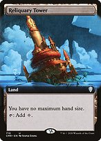 Reliquary Tower (CMR-710) - uncommon: (Extended Art) - Foil