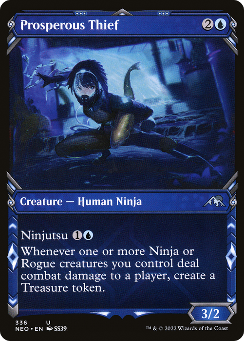Prosperous Thief (NEO-336) - uncommon: (Showcase) - Foil