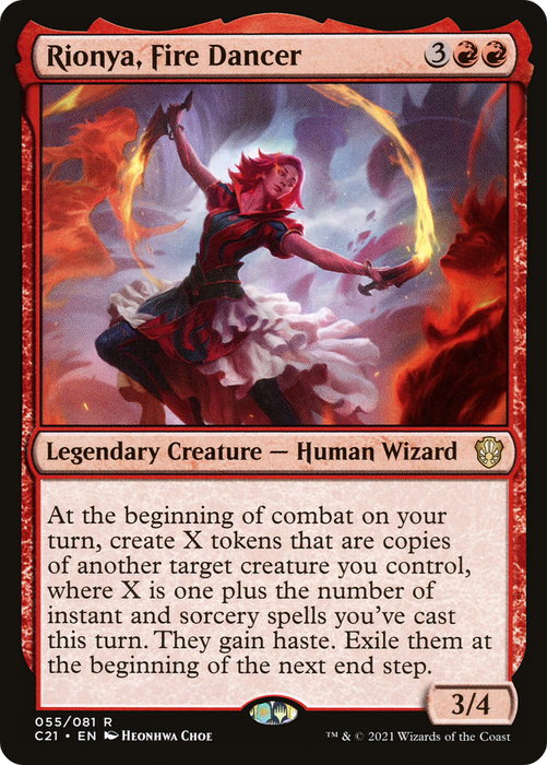 Rionya, Fire Dancer (C21-055) - rare