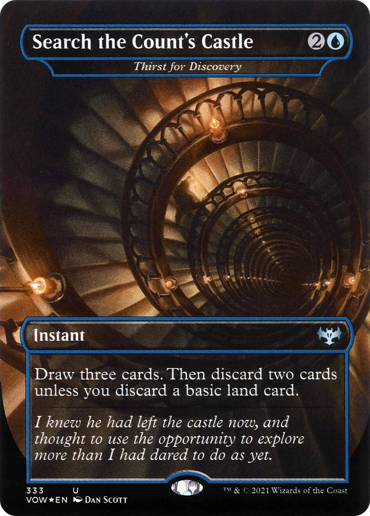 Thirst for Discovery (VOW-333) - uncommon / Search the Count's Castle (Borderless)