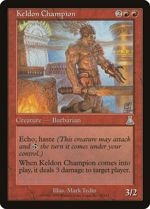 Keldon Champion (UDS-090) - uncommon - Foil