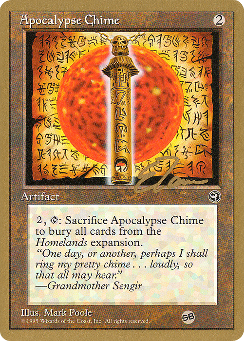 Apocalypse Chime (WCD-ET101SB) - rare