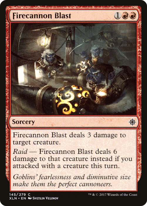 Firecannon Blast (XLN-145) - common - Foil