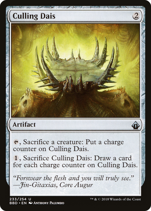 Culling Dais (BBD-233) - uncommon