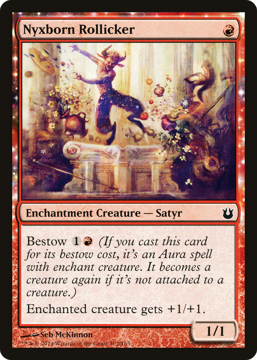 Nyxborn Rollicker (BNG-102) - common: (enchantment) - Foil