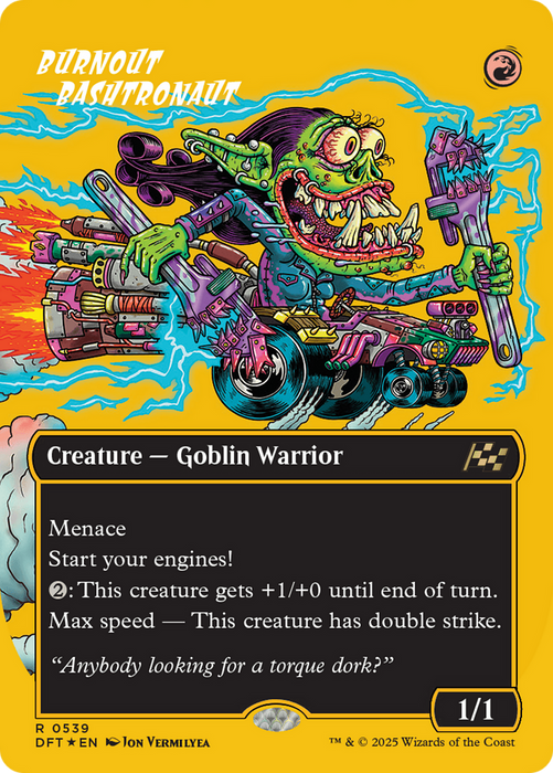 Burnout Bashtronaut (DFT-539) - rare (Borderless) - Foil