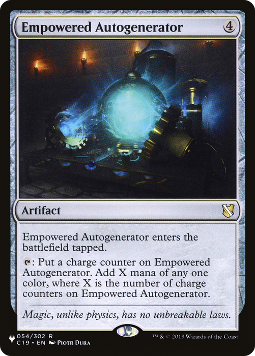 Empowered Autogenerator (LIST-C19-54) - rare