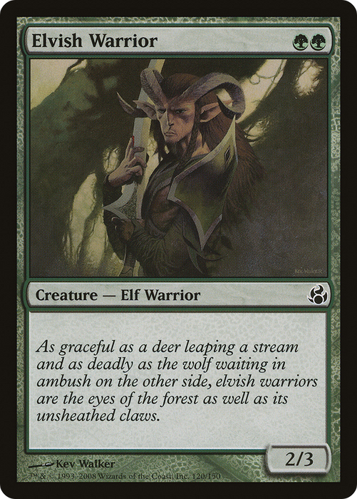 Elvish Warrior (MOR-120) - common