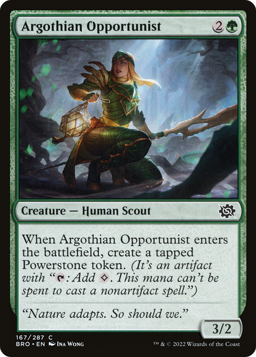 Argothian Opportunist (BRO-167) - common - Foil