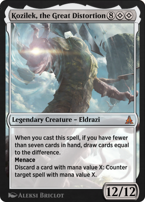 Kozilek, the Great Distortion (EA2-001) - mythic